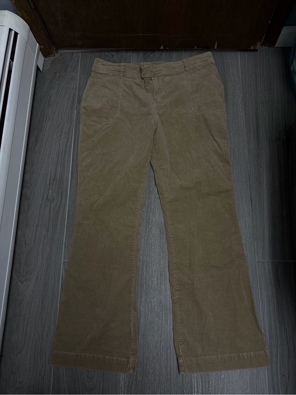 Vintage Motherhood Tan Corduroy Boot Cut Pants